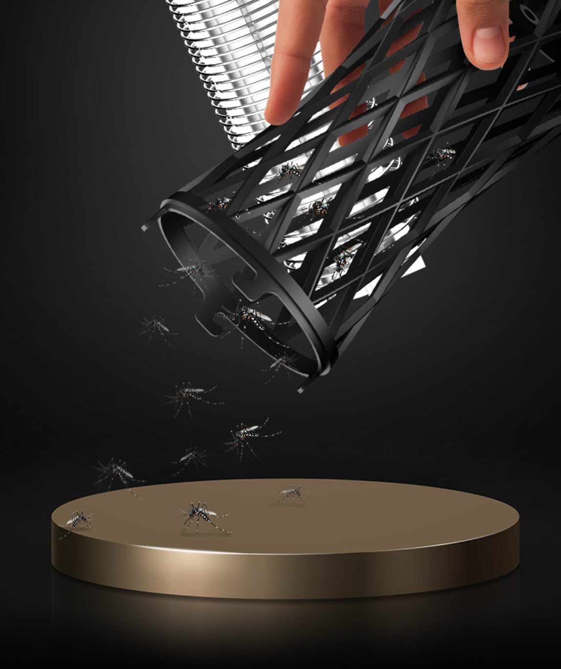 Portable Electric Mosquito Killer Lamp USB Rechargable Fly Trap Zapper Insect Killer Repellent Mosquito Trap For Bedroom Outdoor