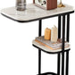 MFurn C-Shaped Double-Layer Side Table – Modern Coffee Table for Sofa Or Bed