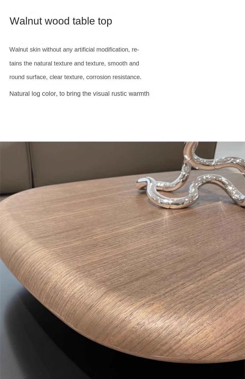 MFurn Italian Modern Simple Villa Coffee Table Minimalist Walnut Veneer Revolving Extendable Low Tea Table Furniture For Living Room-PreOrder Now Available