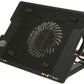 MTech Laptop Fan Cooler – High-Speed Cooling Pad With Adjustable Height, LED Lights, USB Powered, Quiet Operation
