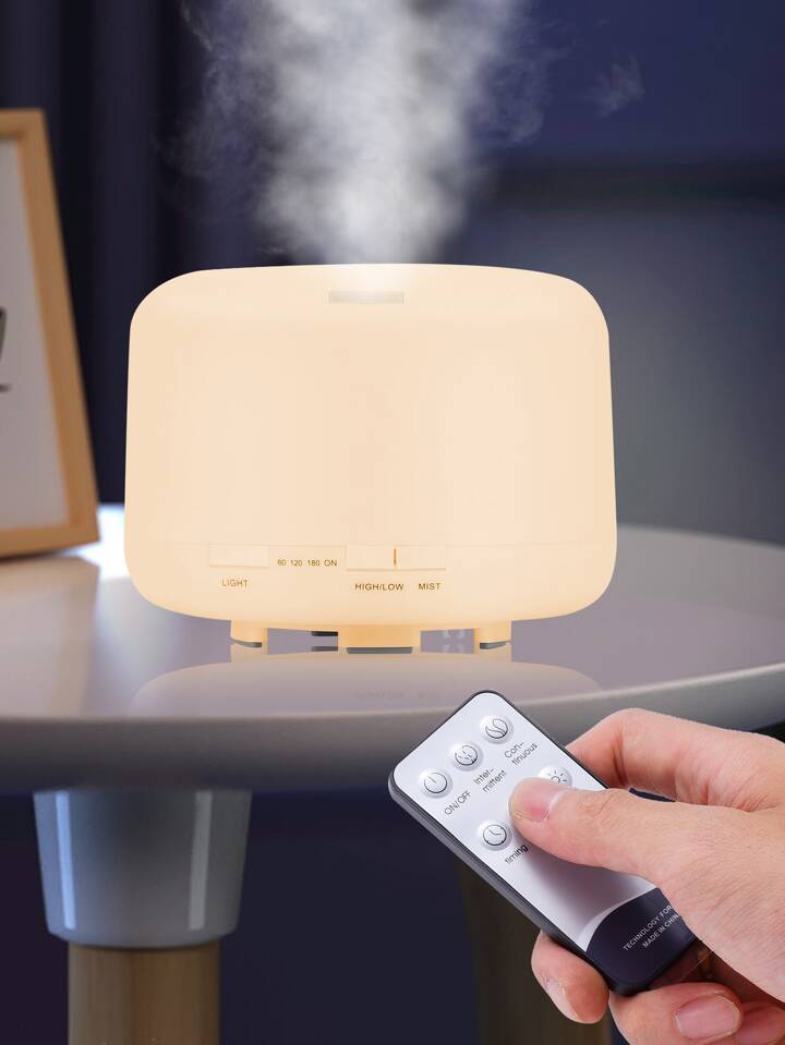 Aroma Diffuser Humidifier Lamp - Warm White 500ml
