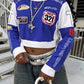 Ladies Motor Biker Cropped Stylish Jacket-Various Colours