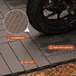 MHome Composite PVC Non-Slip Outdoor Decking Tiles 10pc Pack