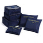 Packing Cubes for Suitcases – 6-Piece Travel Luggage Organizer Set with Laundry & Shoe Bags