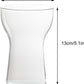 MHome Set of 2 Iced Coffee Glasses – 400ml Clear Drinking Glasses