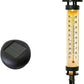 MHome Solar Garden Thermometer Light LED Stake with Remote Control IP65
