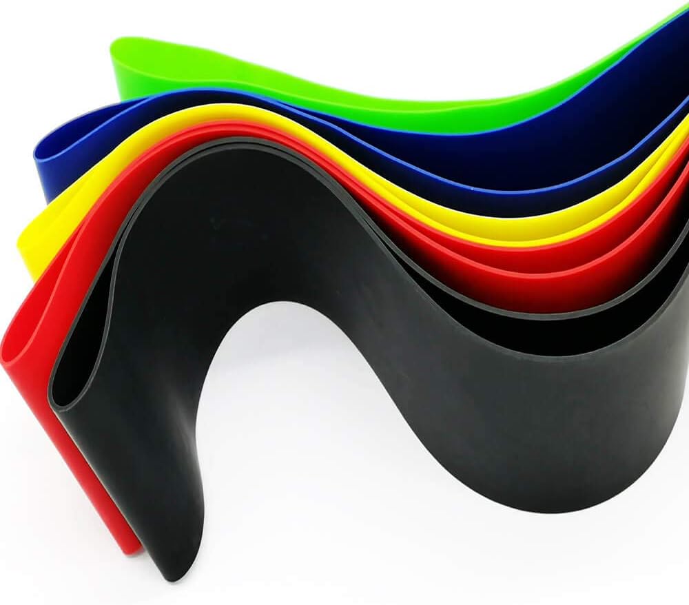 Pro-Sportz Resistance Loop Exercise Bands Set – 5 Levels for Home Fitness, Core, Rehab, Strength Training
