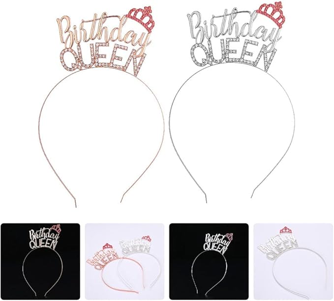 Birthday Tiara Women Princess Crown Rhinestone