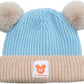 Baby Toddler Warm Fluffy Beanie Hat & Scarf Set – Winter Woolen Cap for Boys & Girls