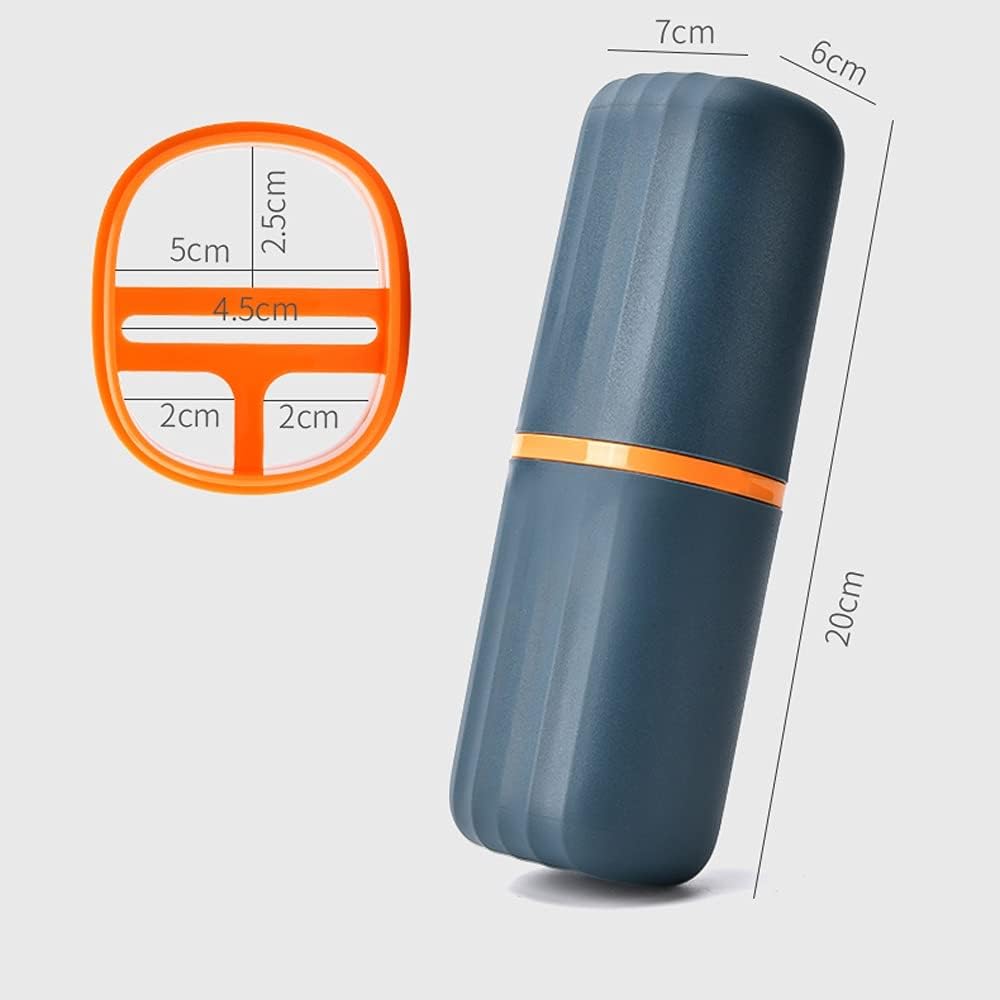 Travel Toothbrush Case – Portable Toothbrush & Toothpaste Holder for Travel, Camping, School & Business Trips