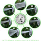 MHome Portable Hose Reel 15M – 7-Pattern Water Spray Garden Hose Reel with Wall Mount