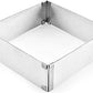 Stainless Steel Adjustable  Square Cake Mold