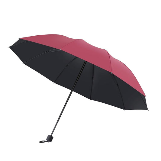 MHome Foldable Umbrella With Windproof Canopy And Compact Travel Design