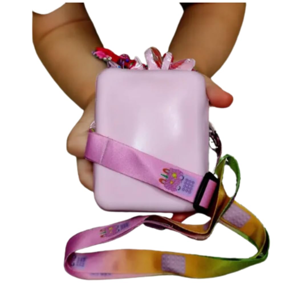 Unicorn POPIT Fidget Sling Bag for Kids – Stress Relief Toy Set of 6