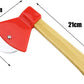 MHome 360° Roller Axe Pizza Cutter – Stainless Steel Blade with Bamboo Handle