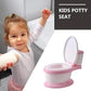 Toddlers Potty Seat,Kids Potty Training Toilet Seat Realistic Potty  Boys Girls with Soft PU Pad Wipe Storage with/without Music