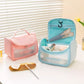 Waterproof PVC Hanging Toiletry Organizer Bag – Travel Cosmetic & Shower Kit with Hook and Handle