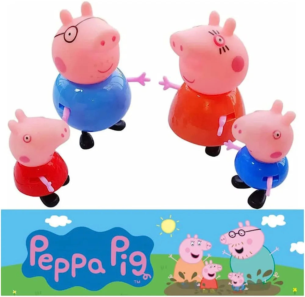 Peppa Pig Mini Family Dolls 4pc