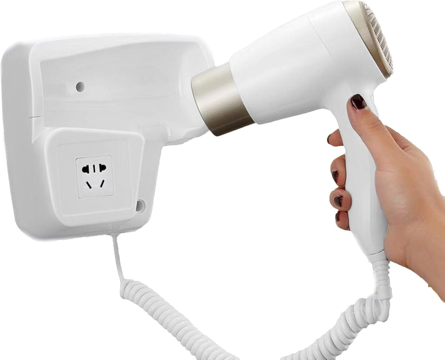 MTech 3000W Hot & Cold Wall-Mounted Hair Dryer – Professional Home & Hotel Use