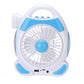 Rechargeable Desktop Fan With Light