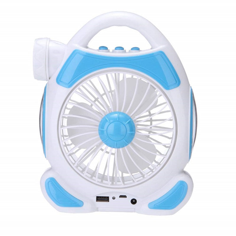 Rechargeable Desktop Fan With Light