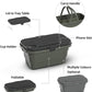 MHome Foldable Silicone Storage Bucket with Lid – Multi-Purpose Picnic & Organizer Box