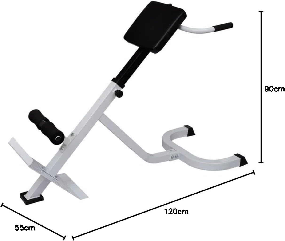 MSportz Adjustable Roman Chair / Hyperextension Bench