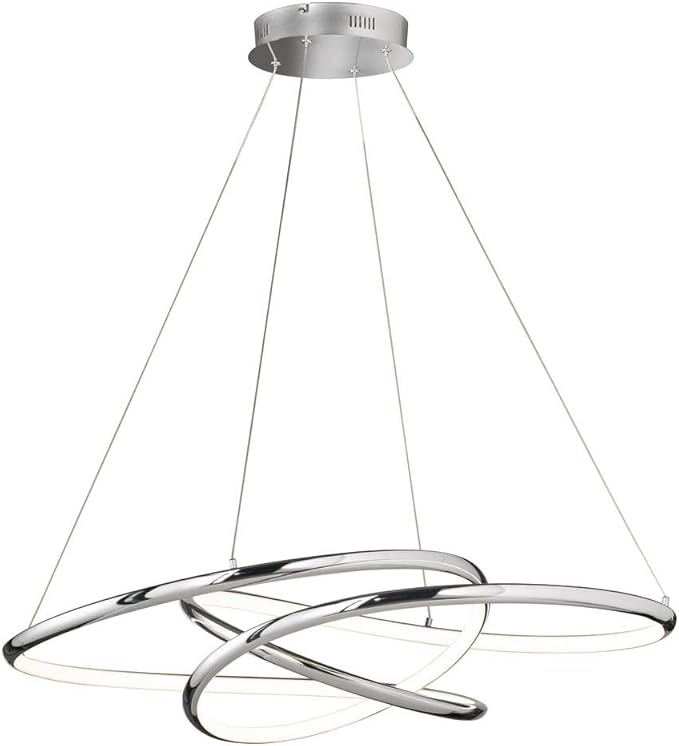 Modern Silver Acrylic Pendant light