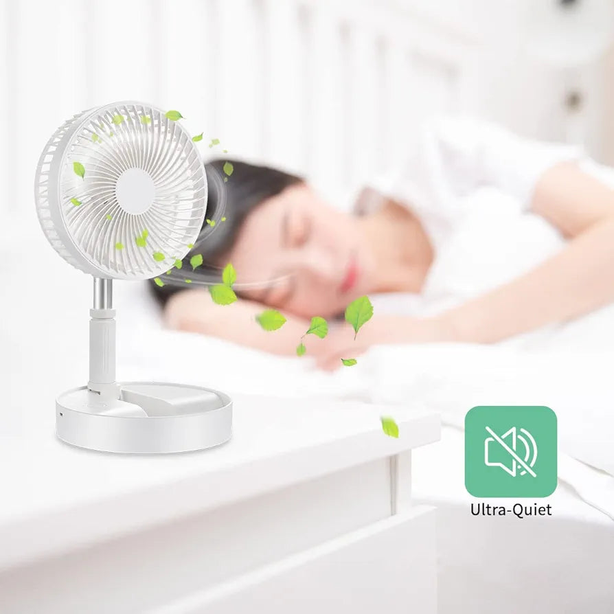 Portable Rechargeable Foldable Desk Fan