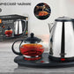 RAF R.7899 2.2L Electric Kettle with 1L Glass Tea Pot & Infuser – 1800W Rapid Boil, LED Indicator