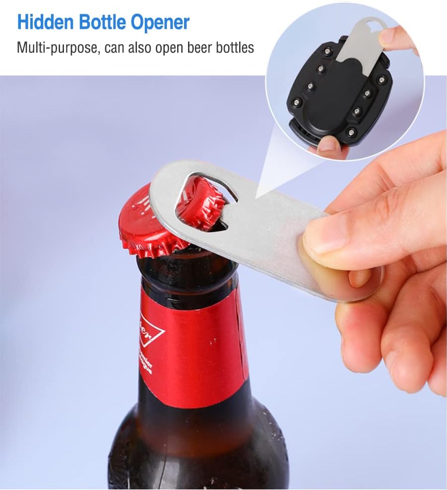 MHome Topless Multifunctional Can Opener – Safe, Manual 2-in-1 Bar Tool