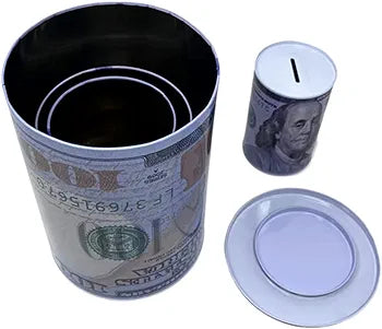 Metal Money Box 3pc