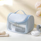 Waterproof PVC Hanging Toiletry Organizer Bag – Travel Cosmetic & Shower Kit with Hook and Handle