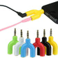 Earphone Splitter 3,5mm 1 Male To 2 Female U Shape Stereo 2 Way Converter