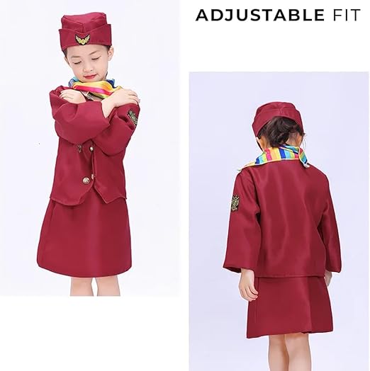 Party Time Kid Air Hostess Flight Attendant Costume
