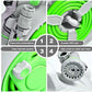 MHome Portable Hose Reel 15M – 7-Pattern Water Spray Garden Hose Reel with Wall Mount
