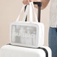 3-Piece Transparent Waterproof Toiletry & Cosmetic Travel Bag Set – Clear Zipper Organiser for Makeup & Essentials