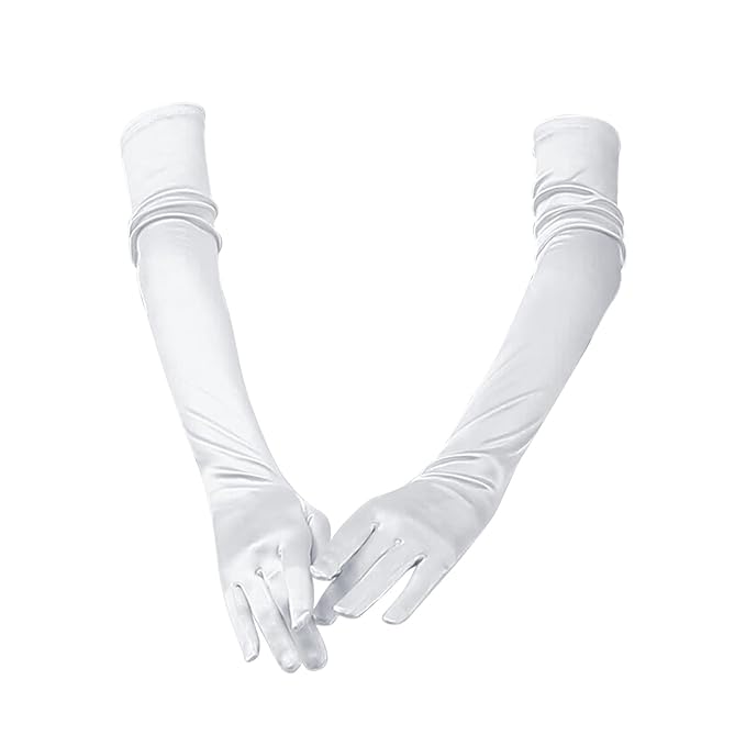 Vintage Elbow Length Evening Gloves