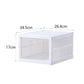 MHome Foldable Stackable Shoe Storage Box: Clear-Door Shoe Organiser
