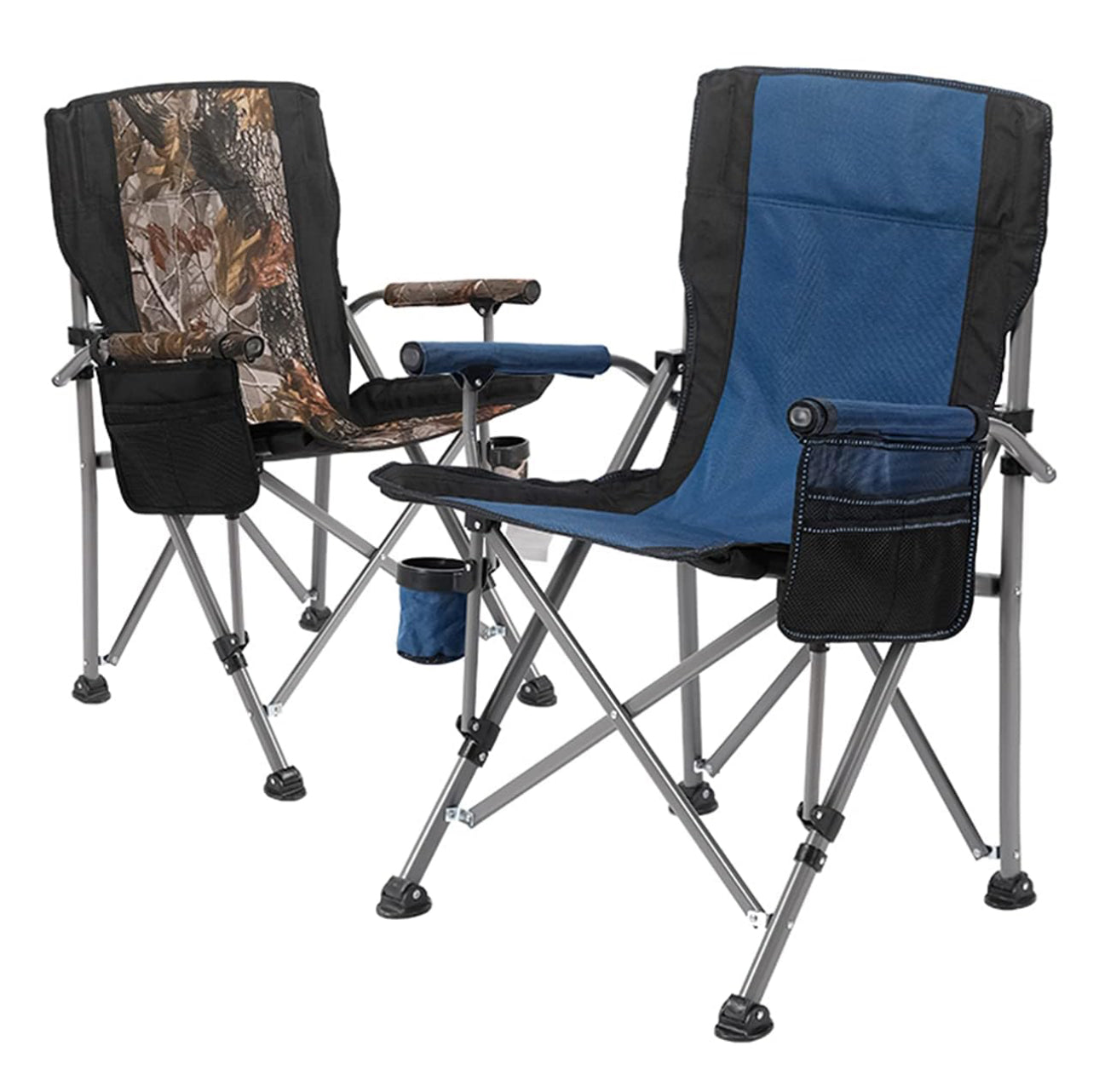 Foldable Folding Chair with Pocket Carrying Storage Bag Cup Holder Packable Portable for Camping Fishing Outdoor Indoor Use
