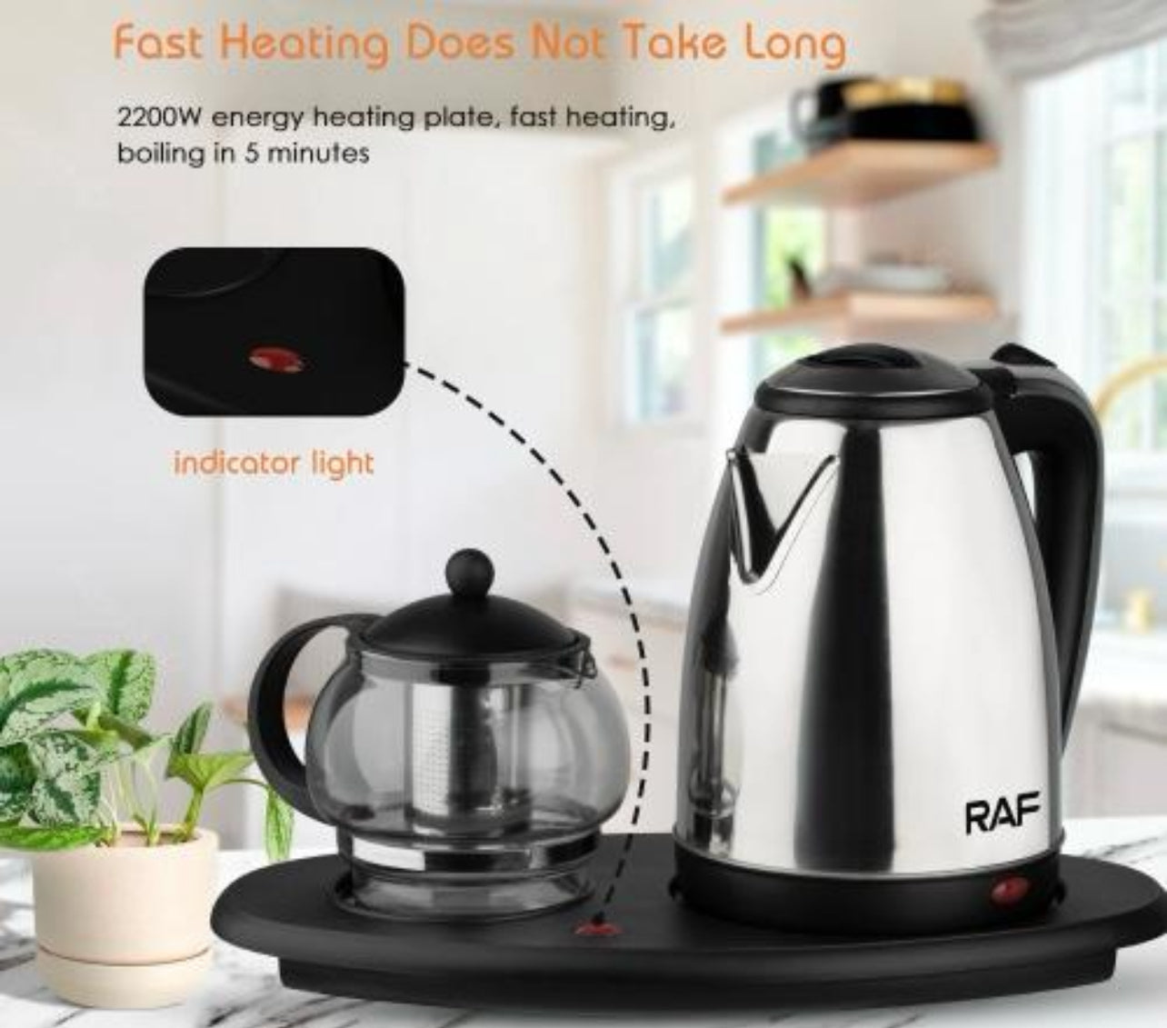 RAF Electric 2 Kettle In One