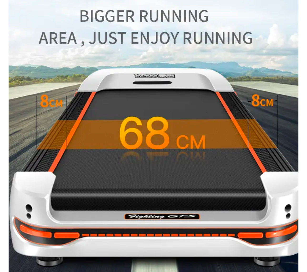 Pro-Sportz 9600 Modern Electric Treadmill – 10.1 TFT HD Screen, Bluetooth, 3.25HP Energy-Saving Motor & Air Cushioning