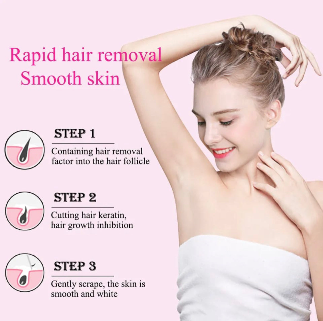 Snail Hair Removal Cream With Collagen