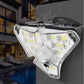 MTech Solar Motion LED Sensor Wall Lamp – 68 LED, 3-Sided Glow, 2-Pack