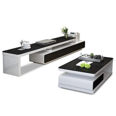 MFURN Modern TV Stand & Coffee Table Combo