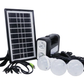 GD Lite GD-8017 Plus Solar Lighting System | Rechargeable LED Light Kit with Solar Panel