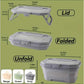MHome Collapsable Picnic Basket/Cooler Combo-Various Colours