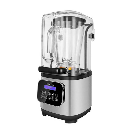 Sokany Professional Grade Blender - Soundproof & Quiet Commercial Blenders, Removable Shield, Perfect for Kitchen, Fruits, Shakes, Smoothies, and Frozen Drinks