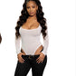 Ladies High-Cut Long Sleeve Bodysuit-Various Colours