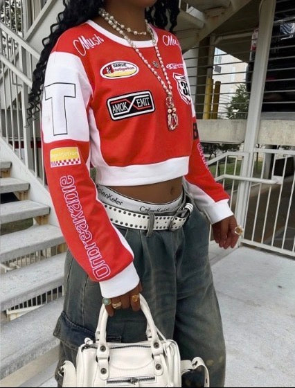 Ladies Motor Biker Cropped Stylish Jacket-Various Colours